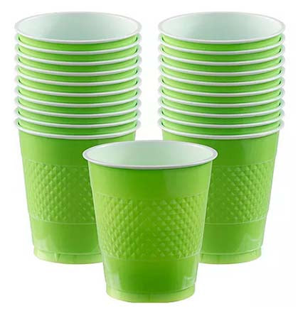 Green Plastic Cups 50ct 16OZ - Link Beverages, Coopersburg, PA,  Coopersburg, PA